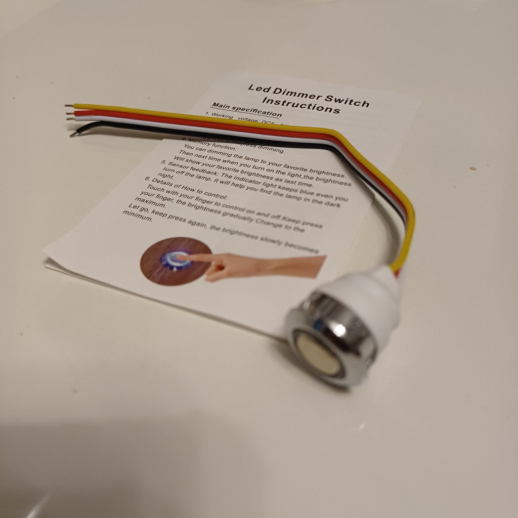 Dimmer LED Touch Cromado