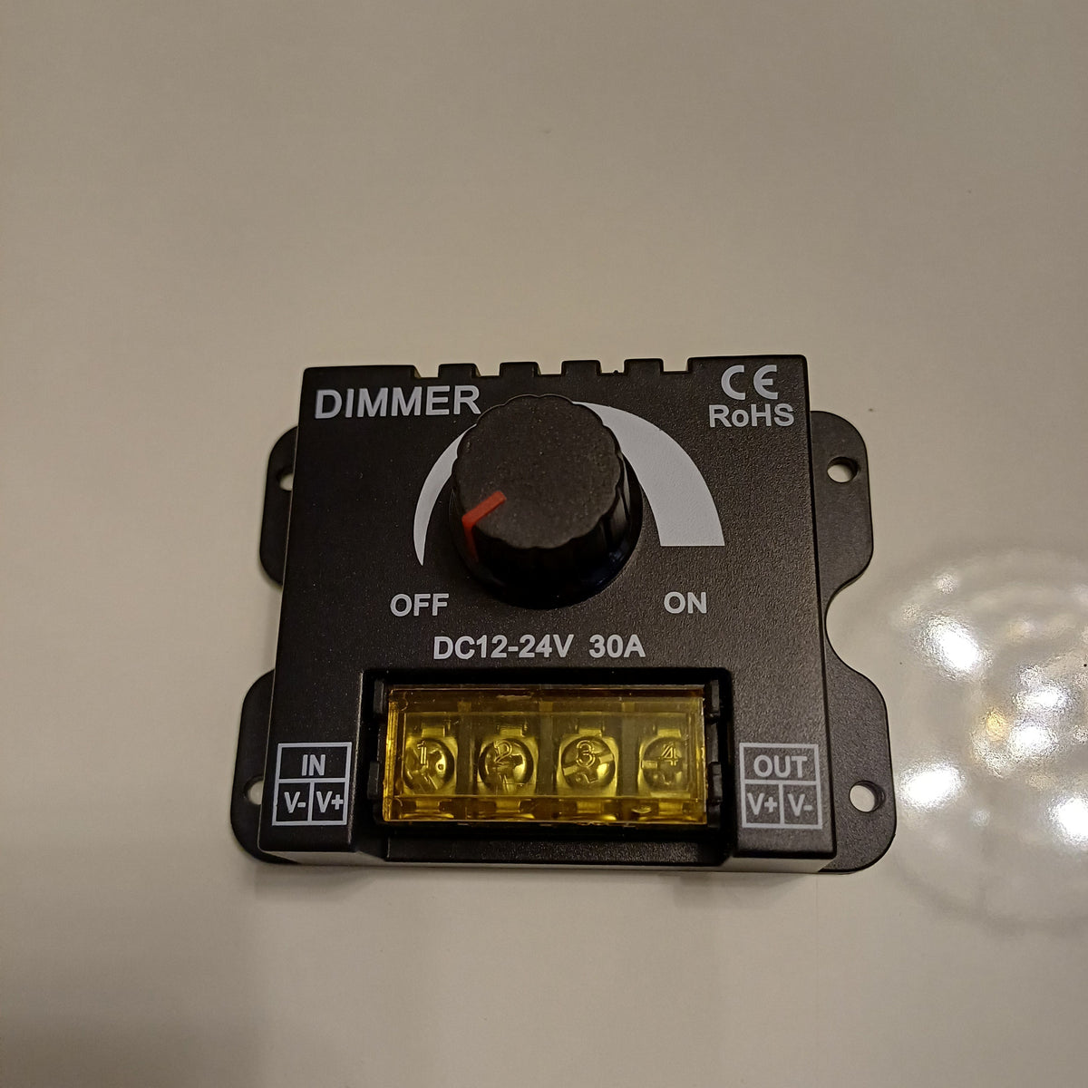 Dimmer para Cinta LED 12V — Control de Intensidad